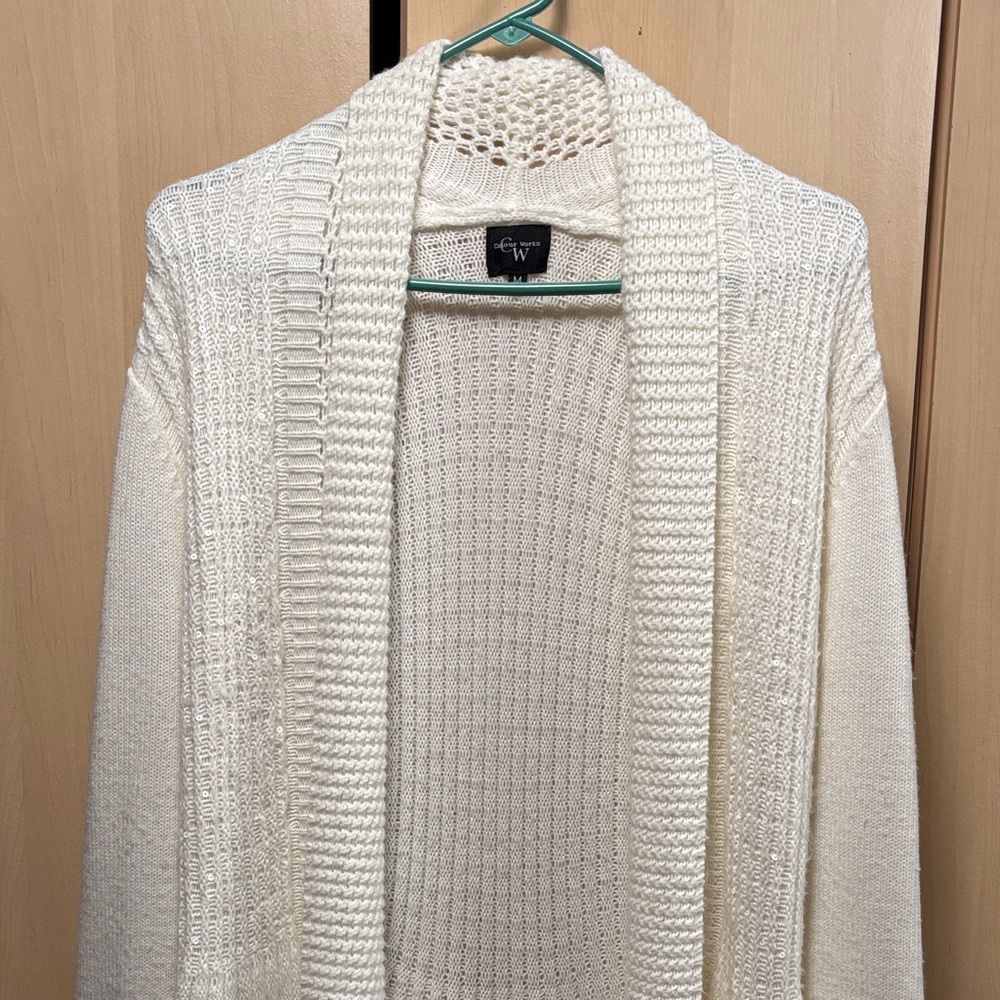 Colour Works Cream Knit Women's Cardigan